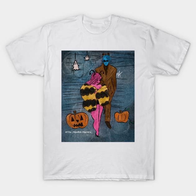 Honey bee and bear T-Shirt by The Mindful Maestra